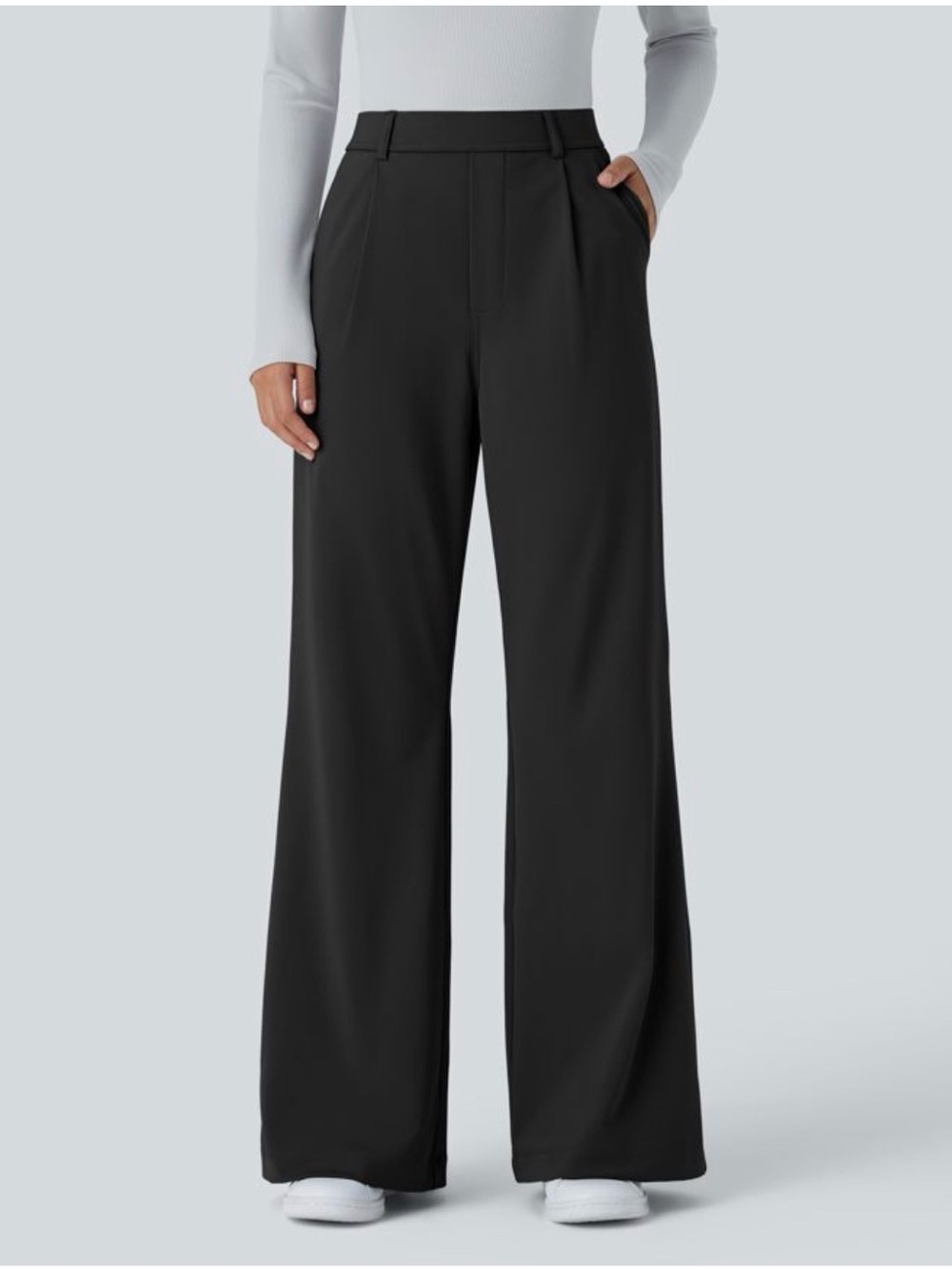 Halara Flex™ DayStretch High Waisted Pocket Work Flare Pants Sz M
